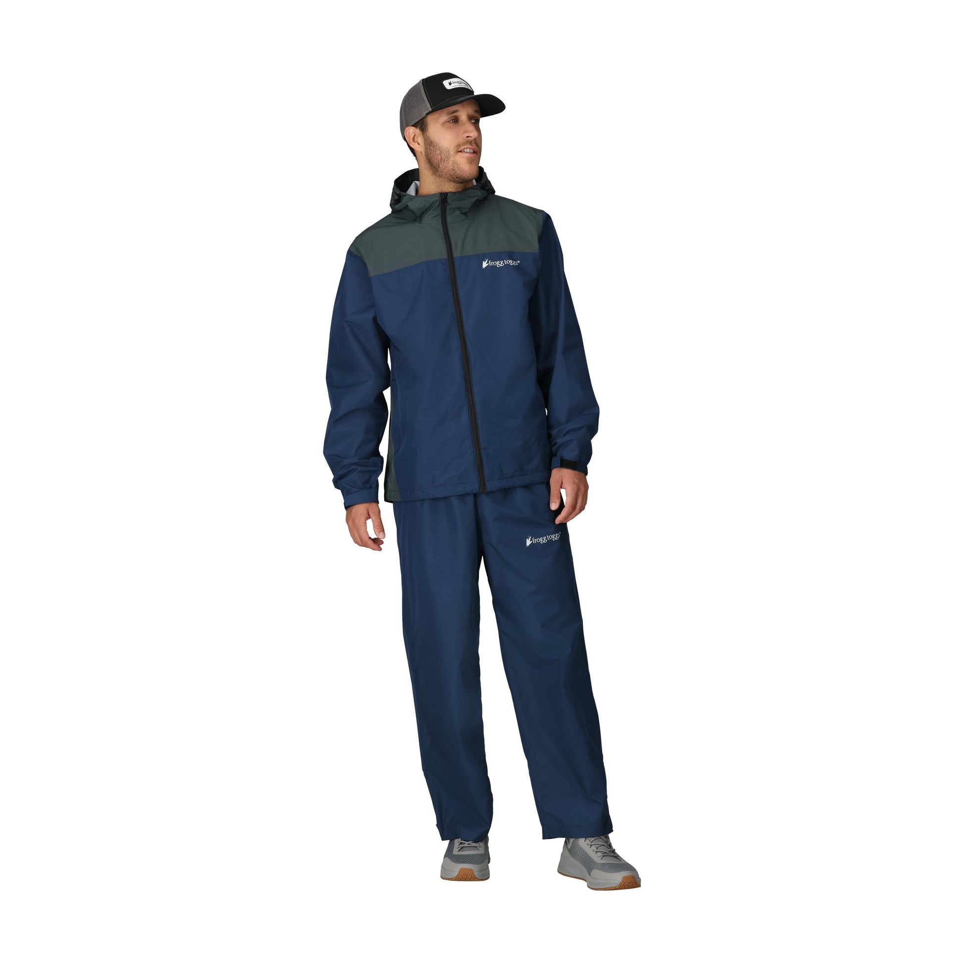 Frogg Toggs® Men's Vapor Rain Suit Blue and Gray / Medium / Large