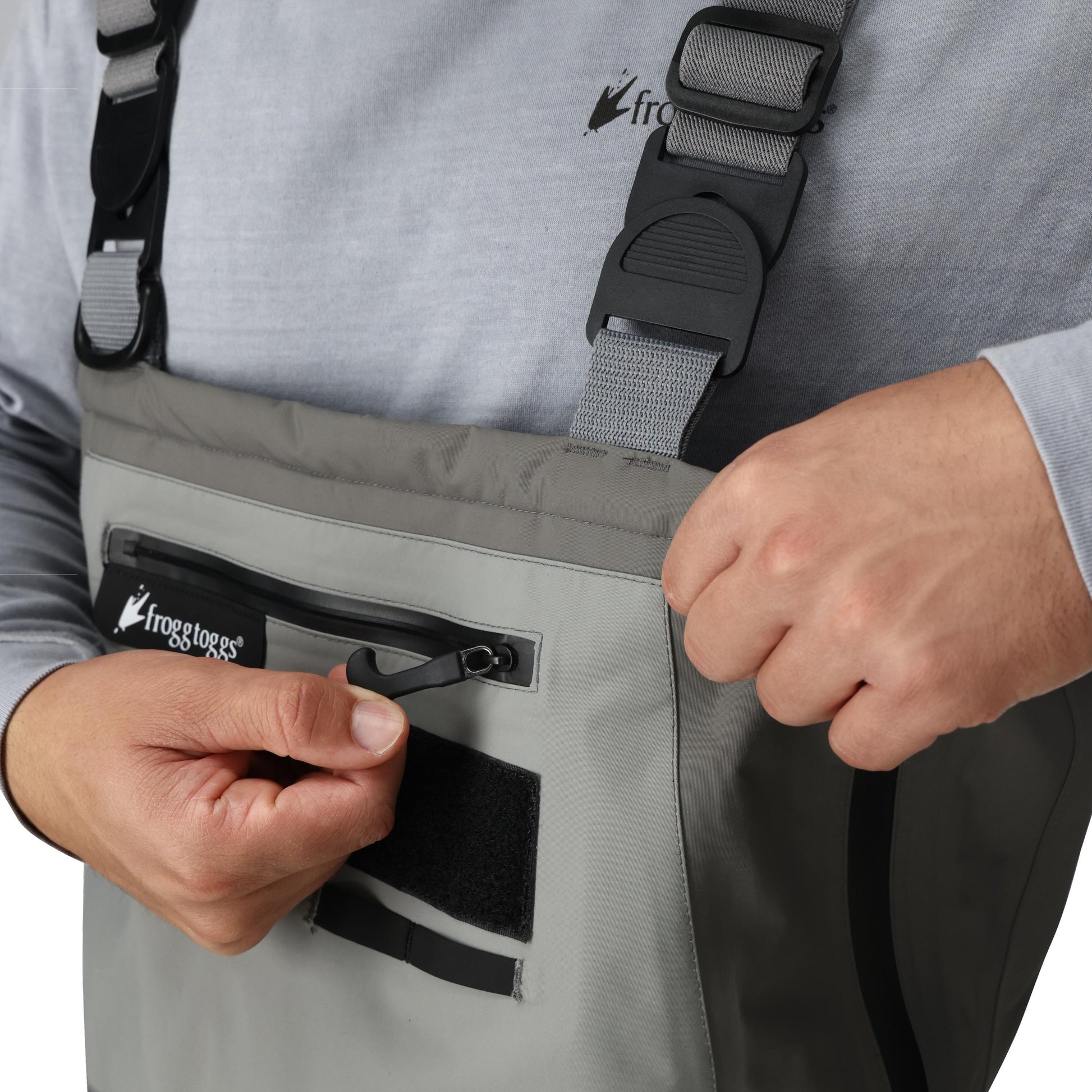 Frogg Toggs® Men's Fusion Stockingfoot Fishing Wader Slate / LG