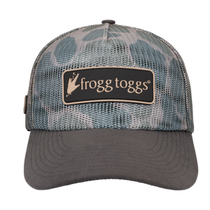 Frogg Toggs® All-Mesh Semi-Curved Snapback Cap | Classic Duck Camo | One Size
