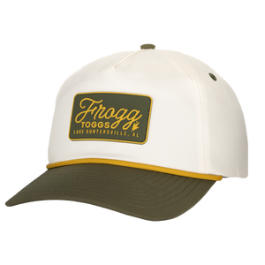 Two-Tone 5-Panel Performance Snapback | Natural/Faded Olive | One Size