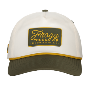 Two-Tone 5-Panel Performance Snapback | Natural/Faded Olive | One Size