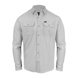 L/S Airflow Button-down | Silver