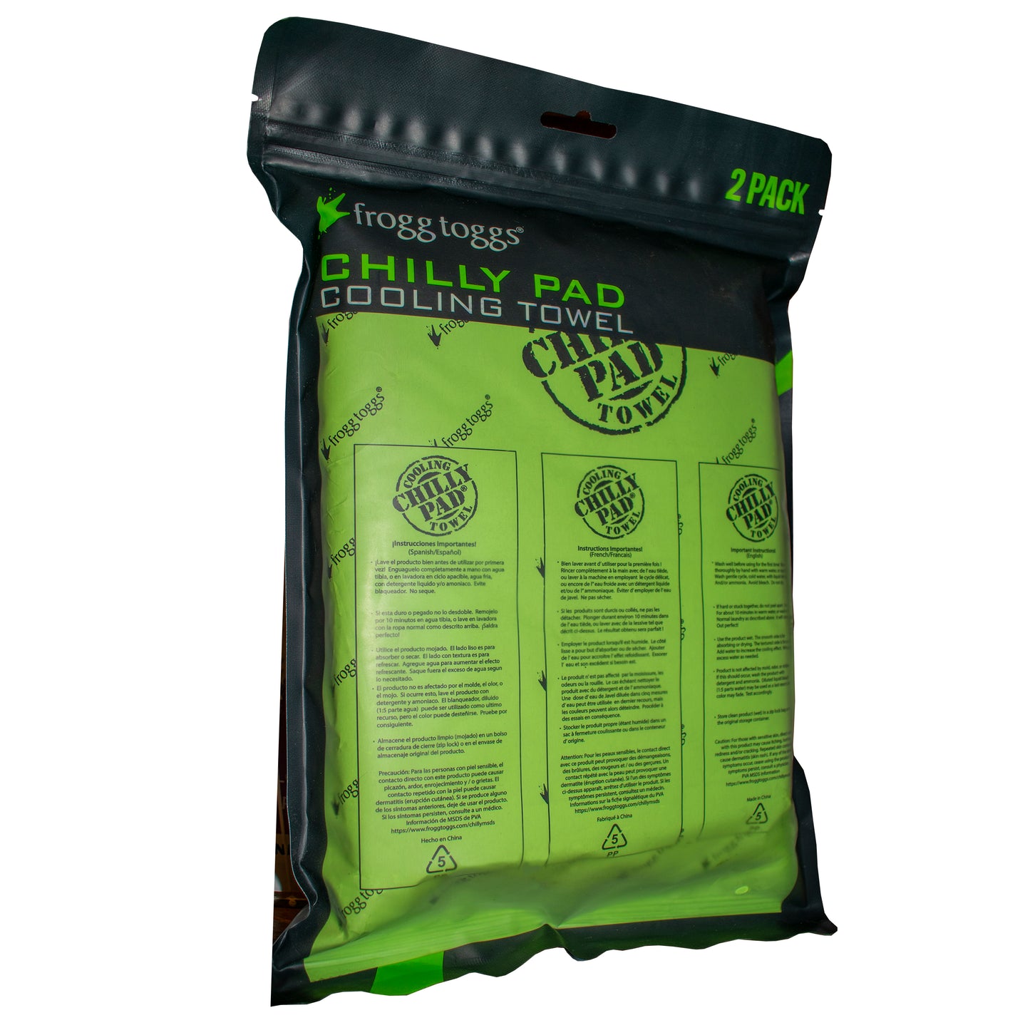 Frogg Toggs® Chilly Pad® 2-Towel Flat Pack