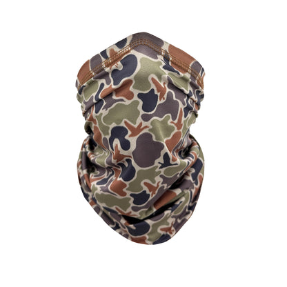 Duck camo patterned neck gaiter