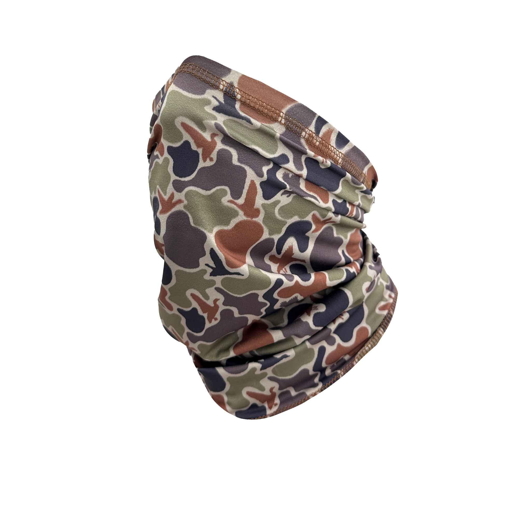 Duck camo patterned neck gaiter