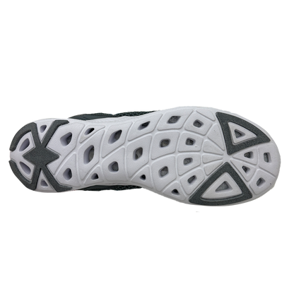 Black and white water  shoe sole on a white background