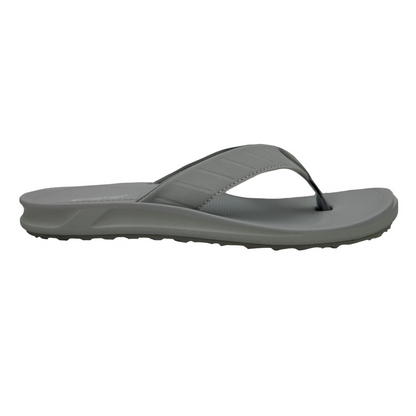 Gray sandal on a white background