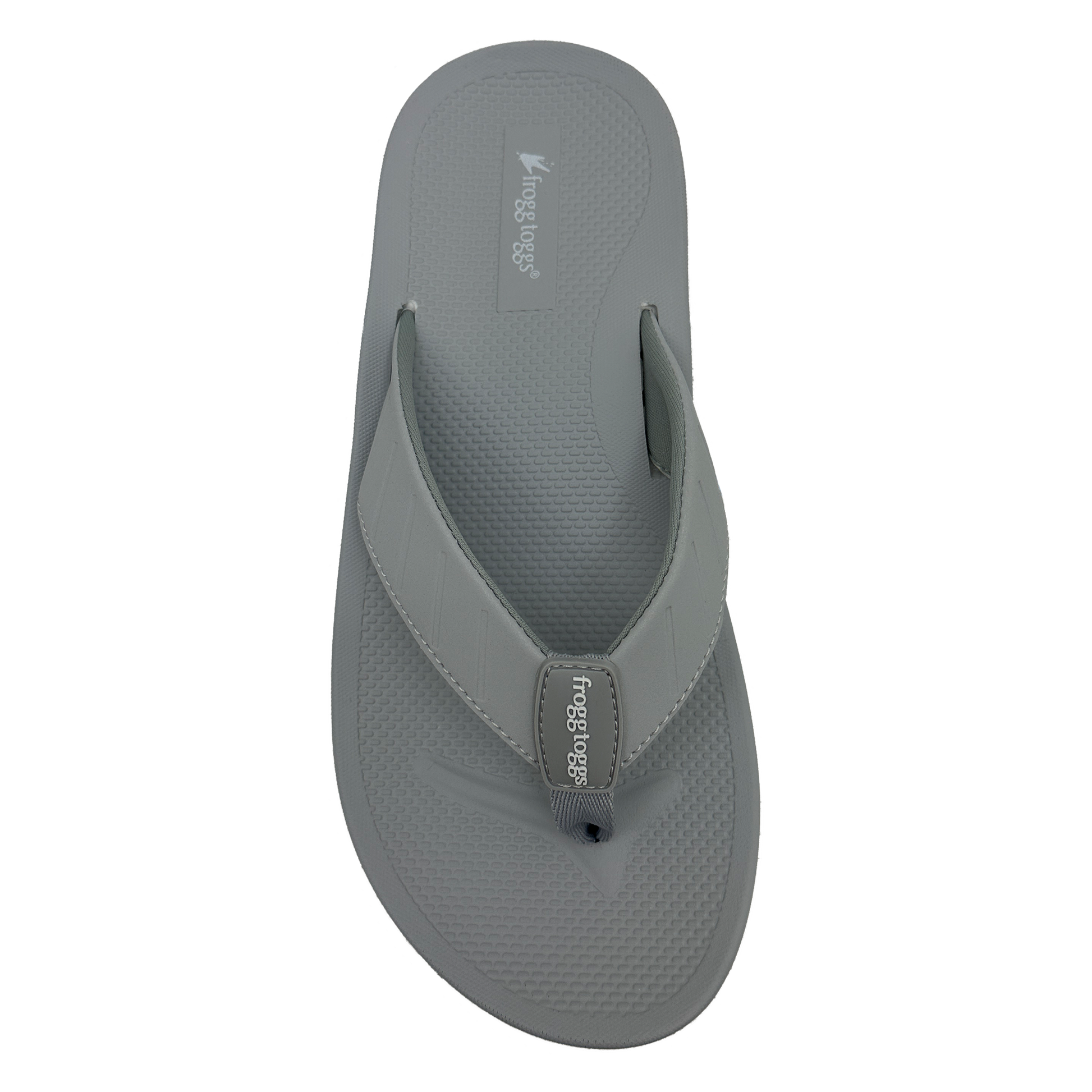 Gray sandal on a white background