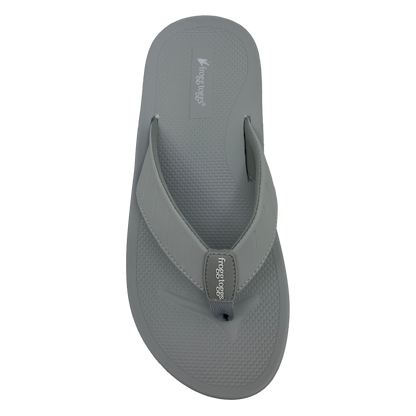 Gray sandal on a white background