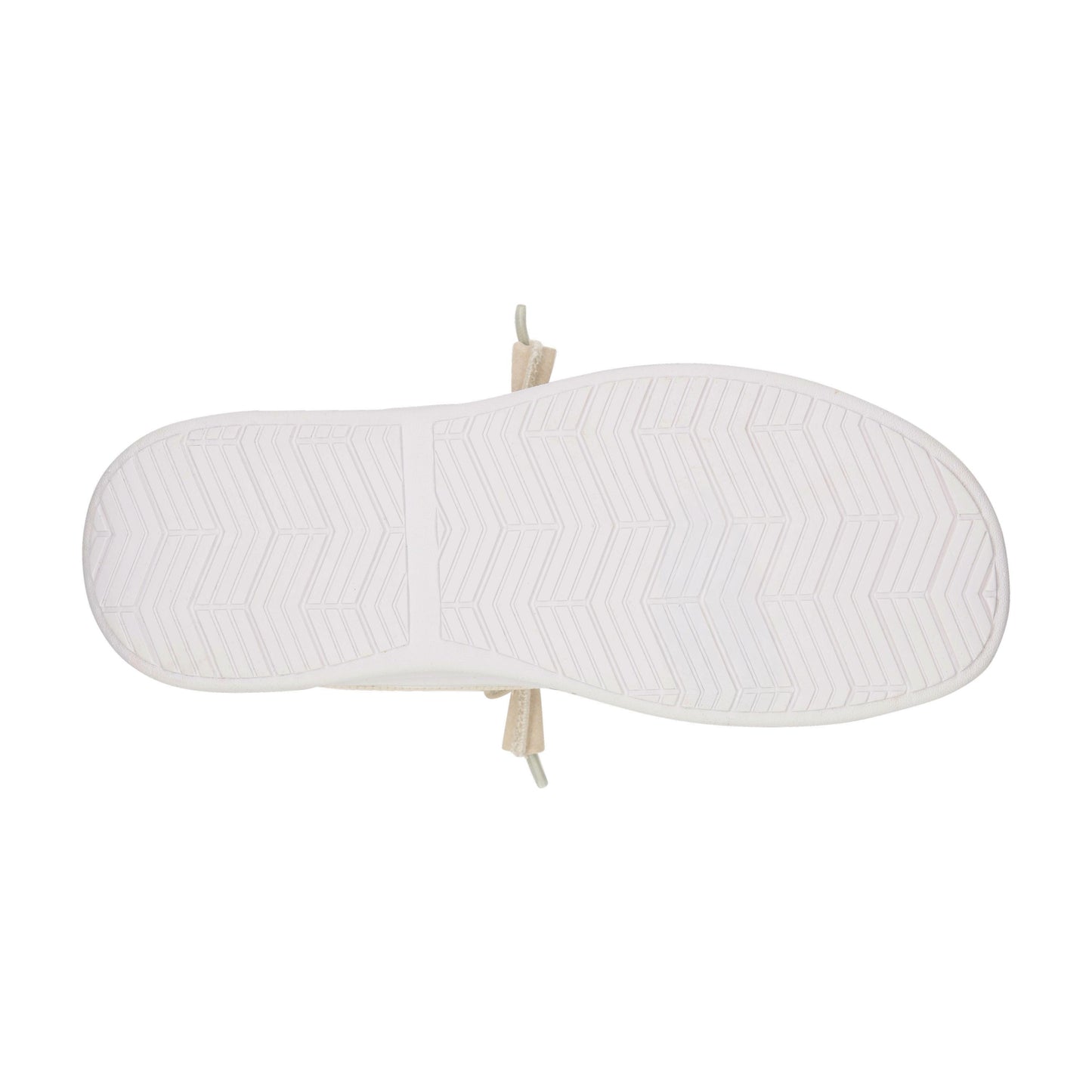 White sneaker sole on a white background