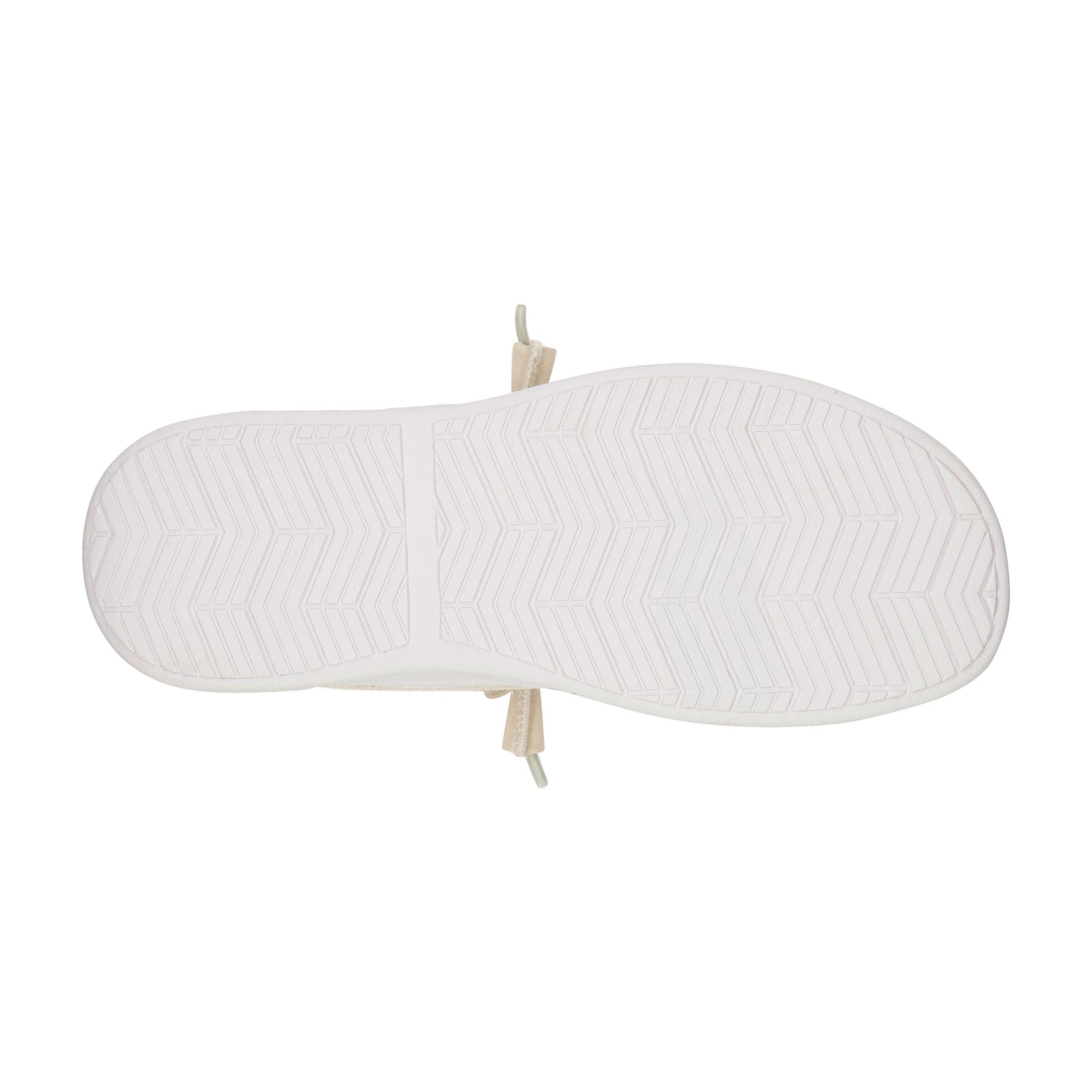 White sneaker sole on a white background