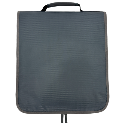 Gray Frogg Toggs backpack with a textured surface on a white background.