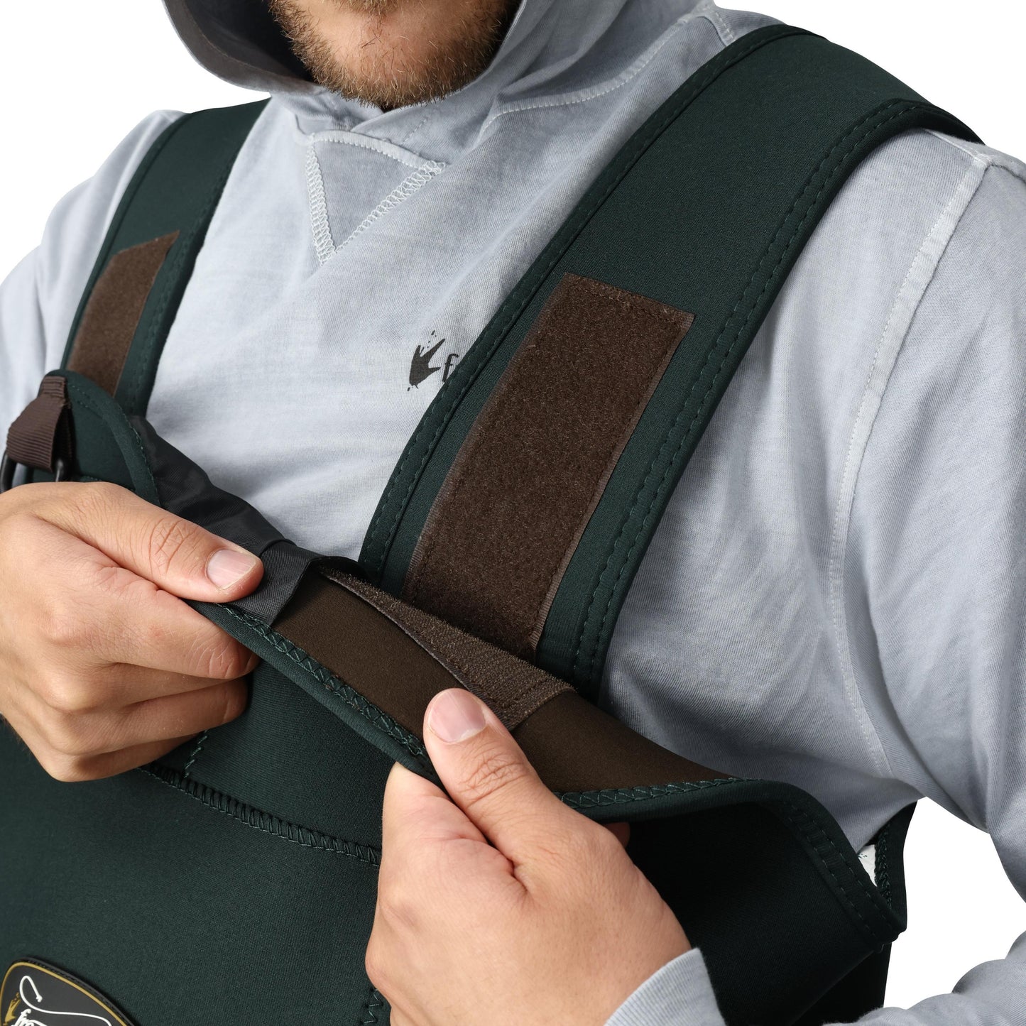 Frogg Toggs® Amphib Neoprene Stockingfoot Chest Wader LG