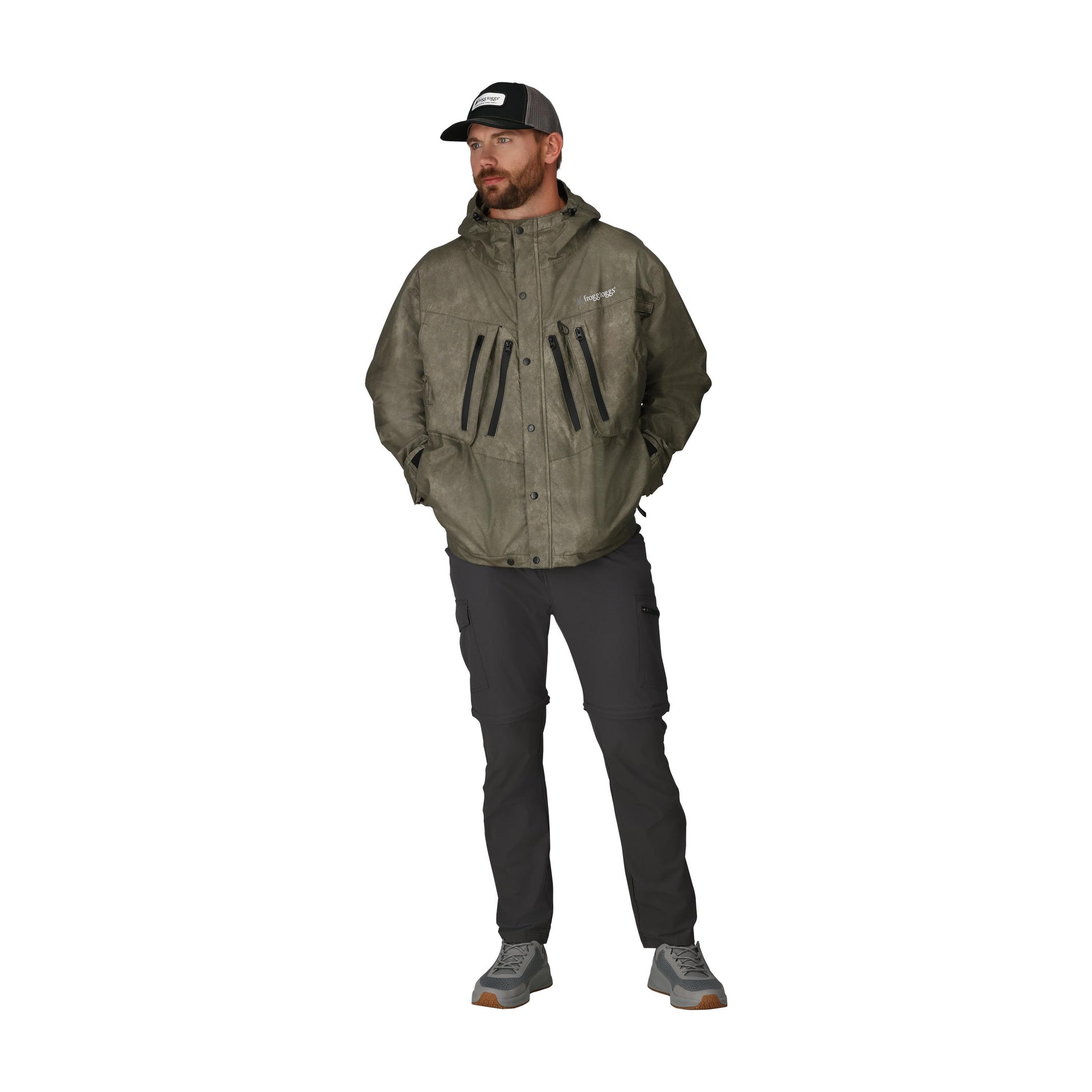 Frogg Toggs® Tekk Toad Breathable Waterproof Wading Jacket Stone / LG