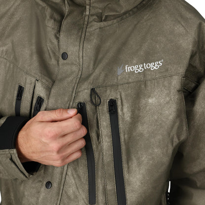 Frogg Toggs® Tekk Toad Breathable Waterproof Wading Jacket Stone / LG
