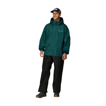 Frogg Toggs® Men's Classic All-Sport Waterproof Breathable Rain Suit Black and Green / LG
