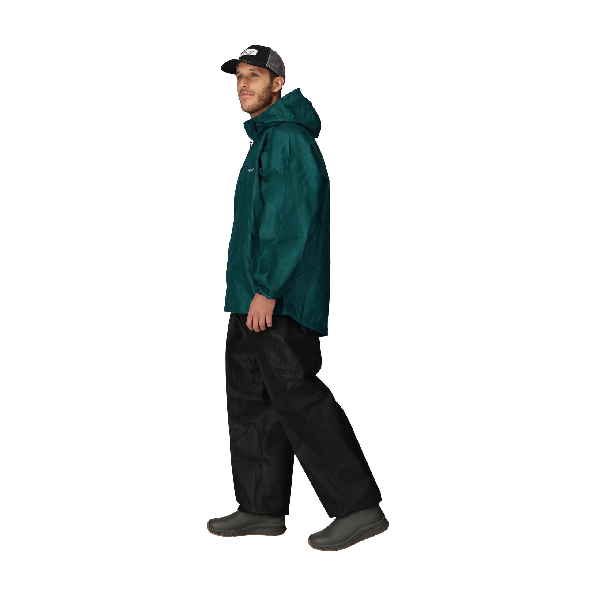 Frogg Toggs® Men's Classic All-Sport Waterproof Breathable Rain Suit Black and Green / LG