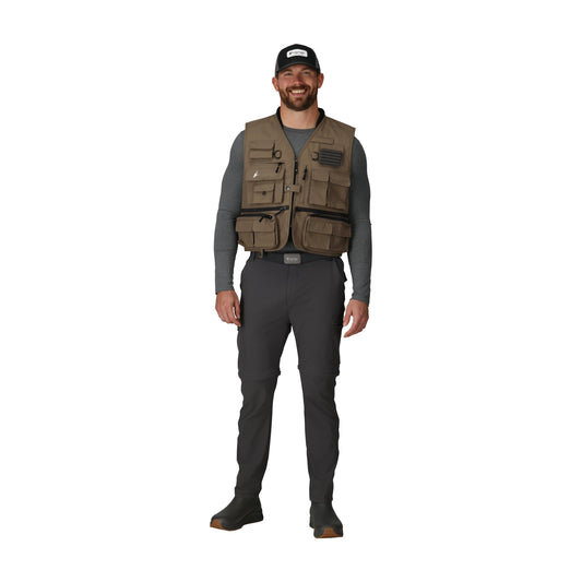 Frogg Toggs® Hellbender ToadSkinz Fishing Pack Vest Stone / LG