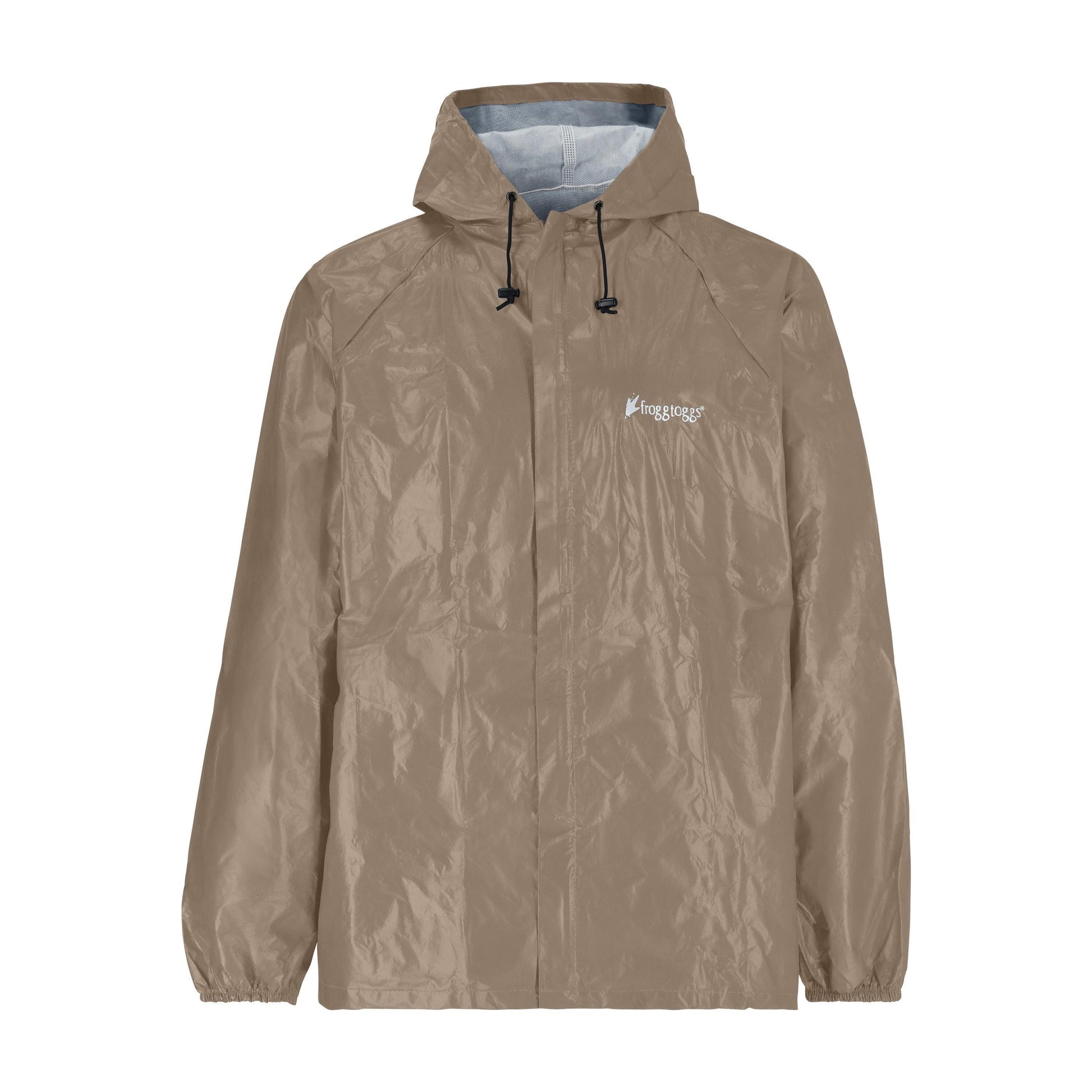 lightweight rain gear for backpack hunting Men's Frogg Toggs Ultra-Lite2 Rain Jacket Large Khaki