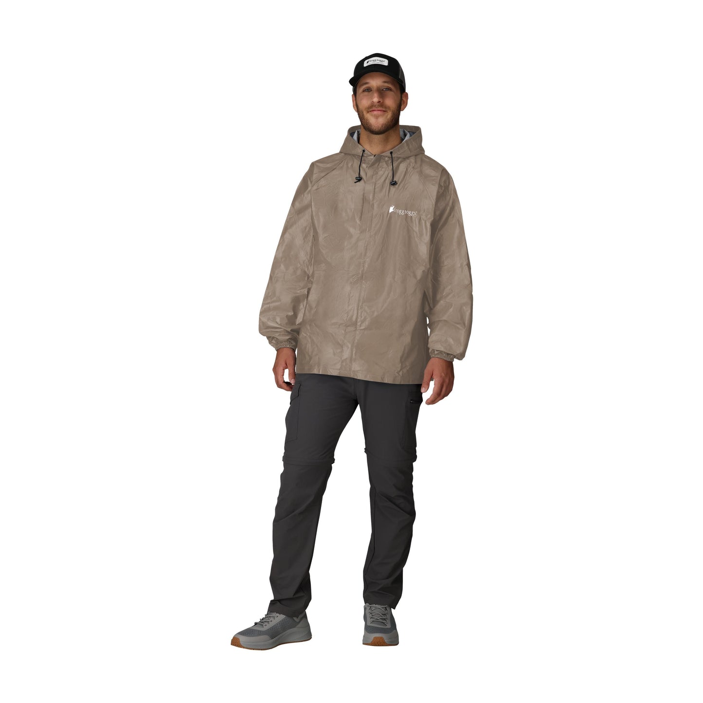 Frogg Toggs® Men's Ultra-Lite Waterproof Rain Jacket Khaki / LG