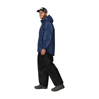 Frogg Toggs® Men's Classic All-Sport Waterproof Breathable Rain Suit Black and Royal Blue / LG