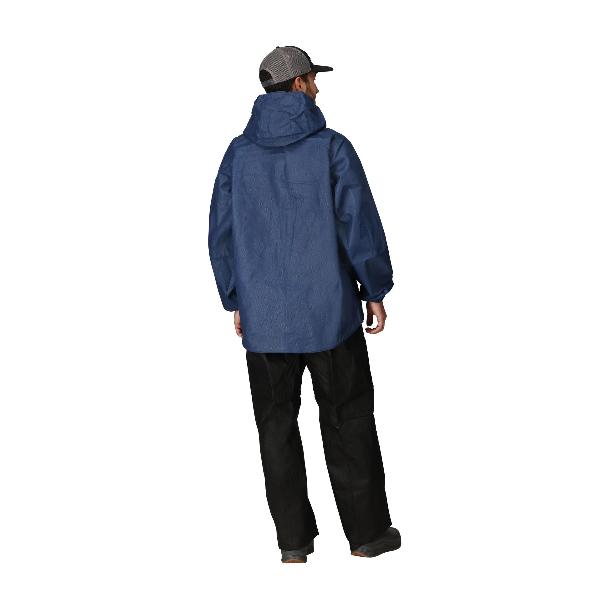 Frogg Toggs® Men's Classic All-Sport Waterproof Breathable Rain Suit Black and Royal Blue / LG