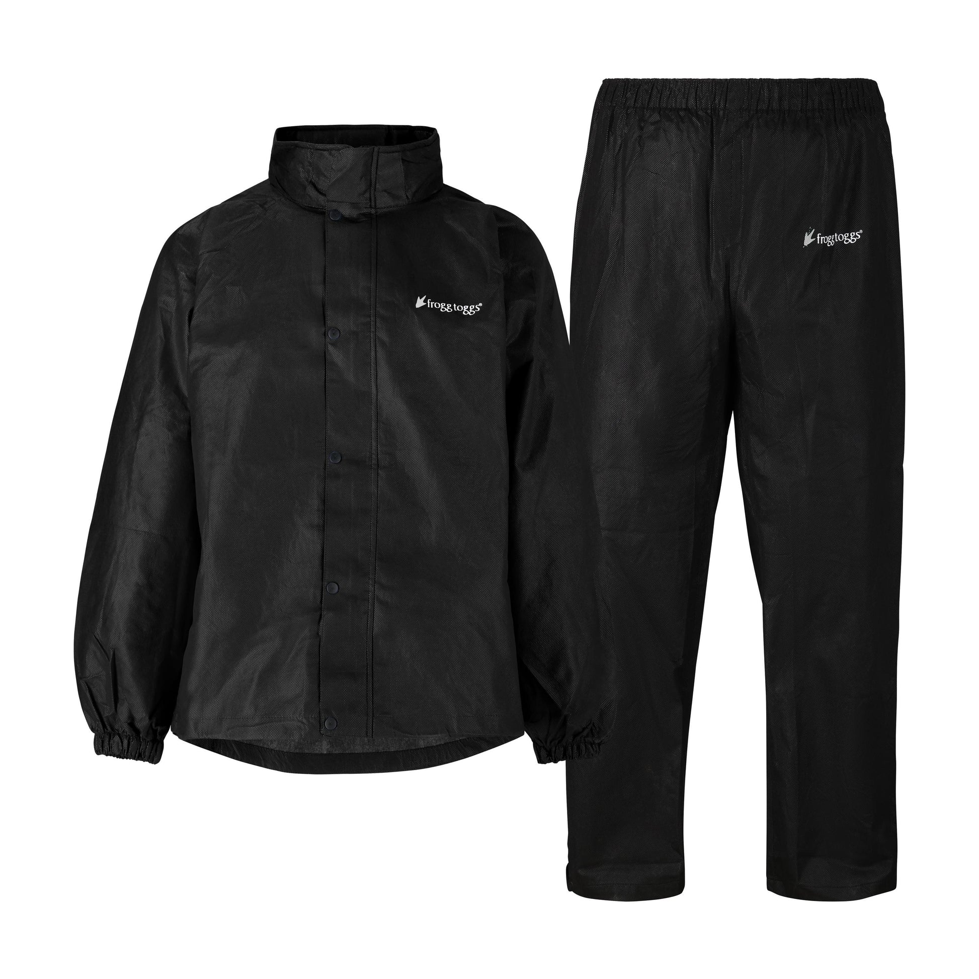 Frogg Toggs® Men's Classic All-Sport Waterproof Breathable Rain Suit Black / LG