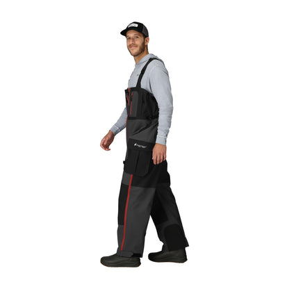 Frogg Toggs® Men's Pilot II Waterproof Guide Bib Black and Gray / LG