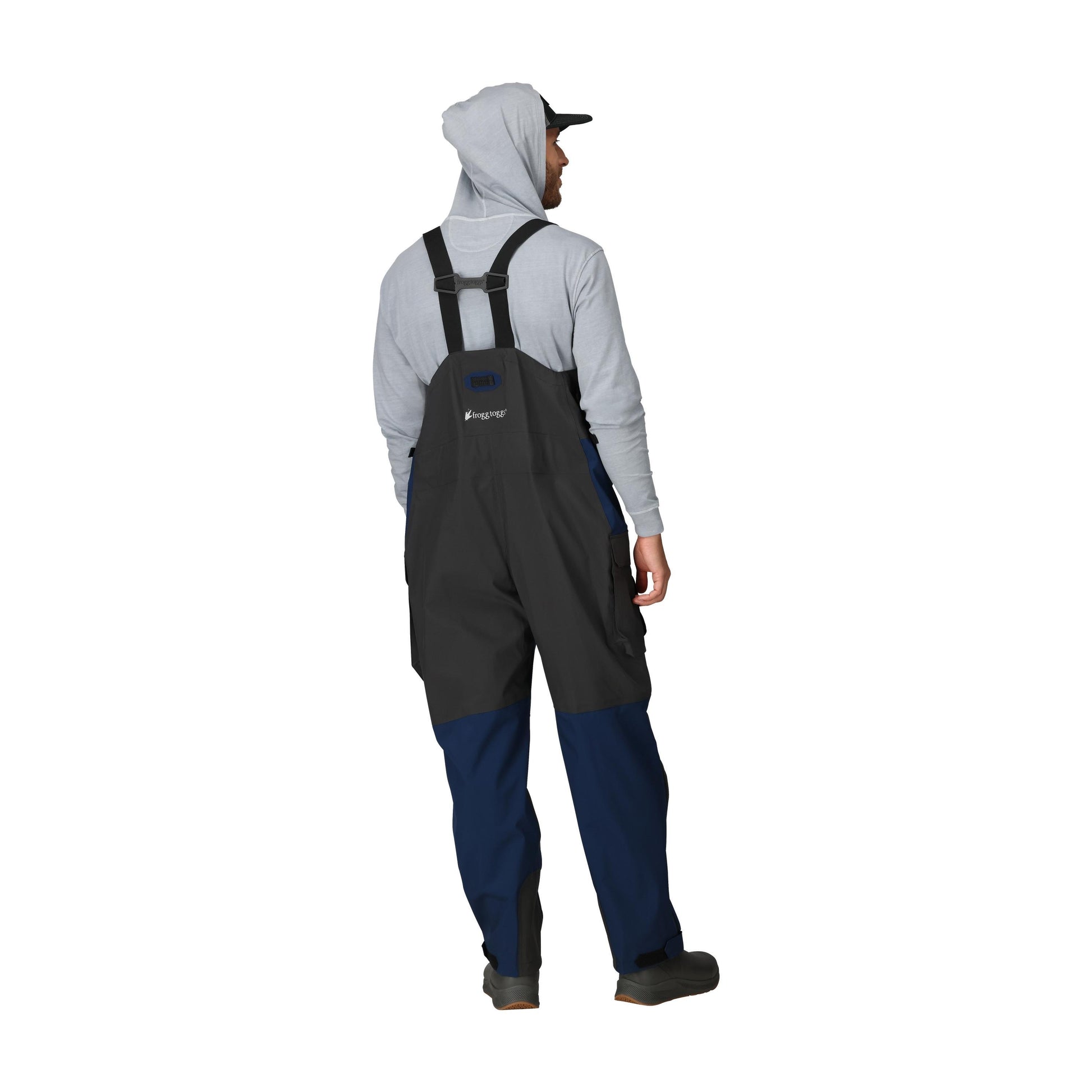 Frogg Toggs® Men's Pilot II Waterproof Guide Bib Slate and Dust Blue / LG