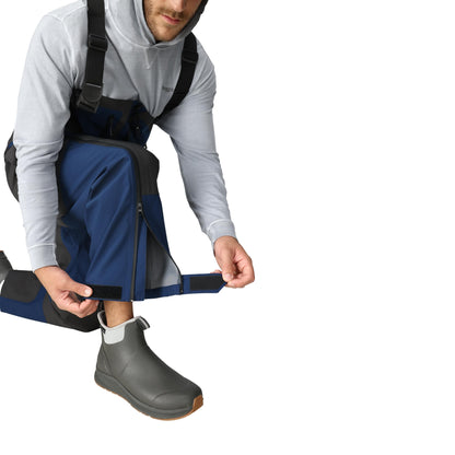 Frogg Toggs® Men's Pilot II Waterproof Guide Bib Slate and Dust Blue / LG