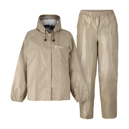 women's lightweight rain gear Frogg Toggs Women's Ultra-Lite2 Rain Suit, Carbon Black, XL