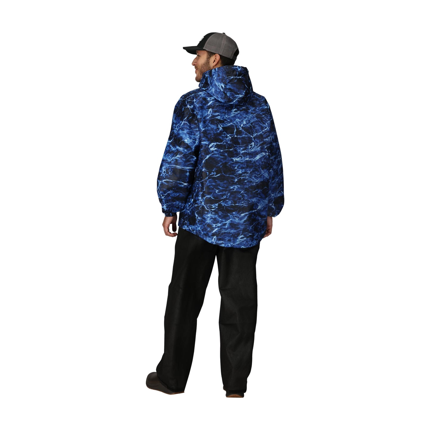 Frogg Toggs® Men's Classic All-Sport Waterproof Breathable Rain Suit Mossy Oak Elements Marlin and Black / LG