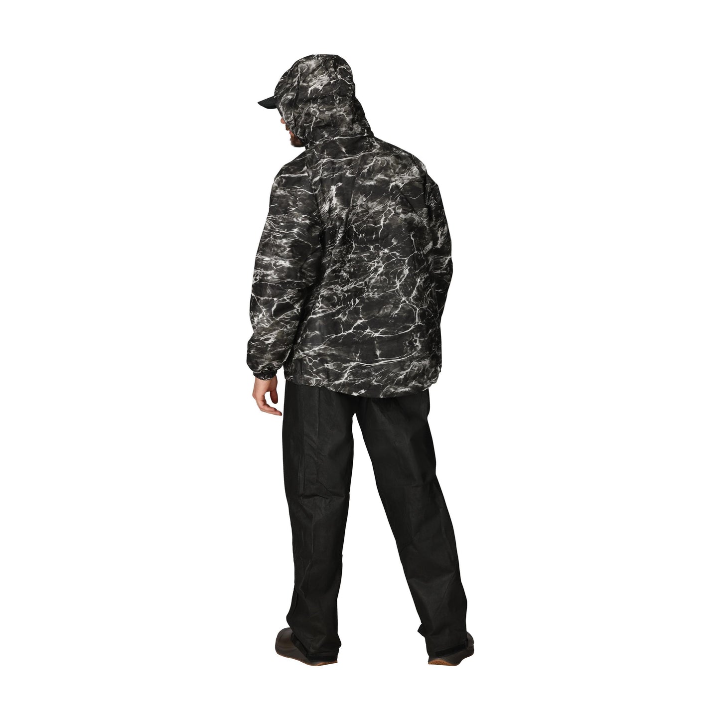 Frogg Toggs® Men's Classic All-Sport Waterproof Breathable Rain Suit Mossy Oak Elements Blacktip and Black / LG