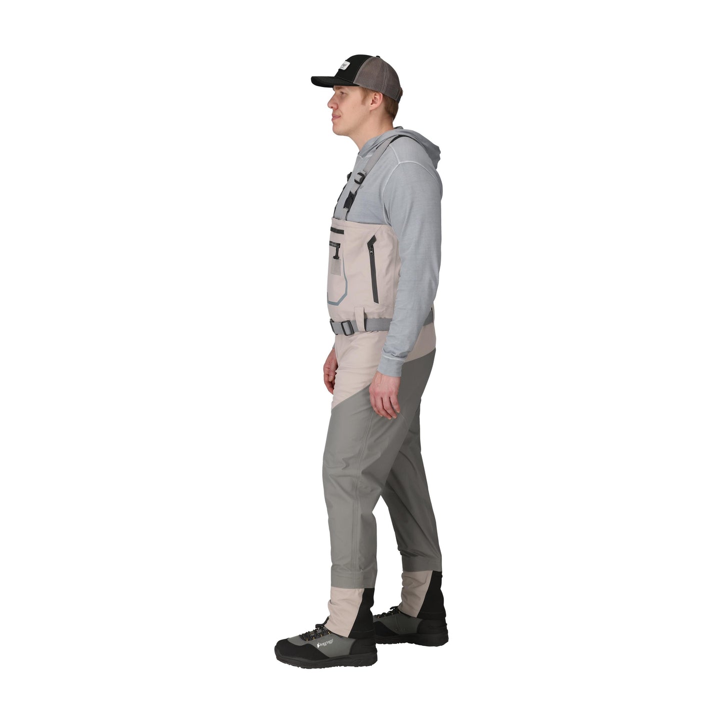 Frogg Toggs® Men's Deep Current Stockingfoot Fishing Wader Gray / LG