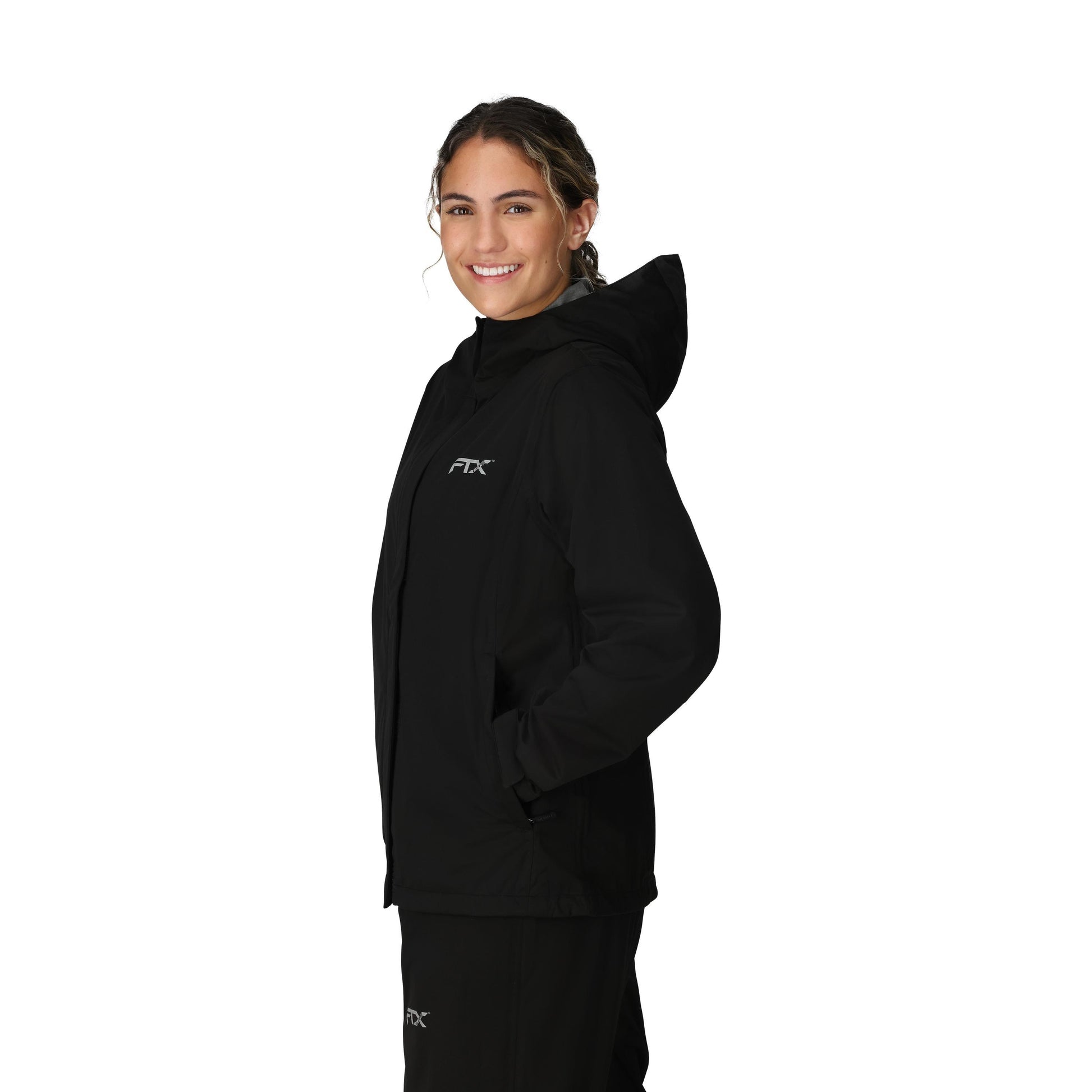 Women's FTX Lite Waterproof Jacket Black / LG