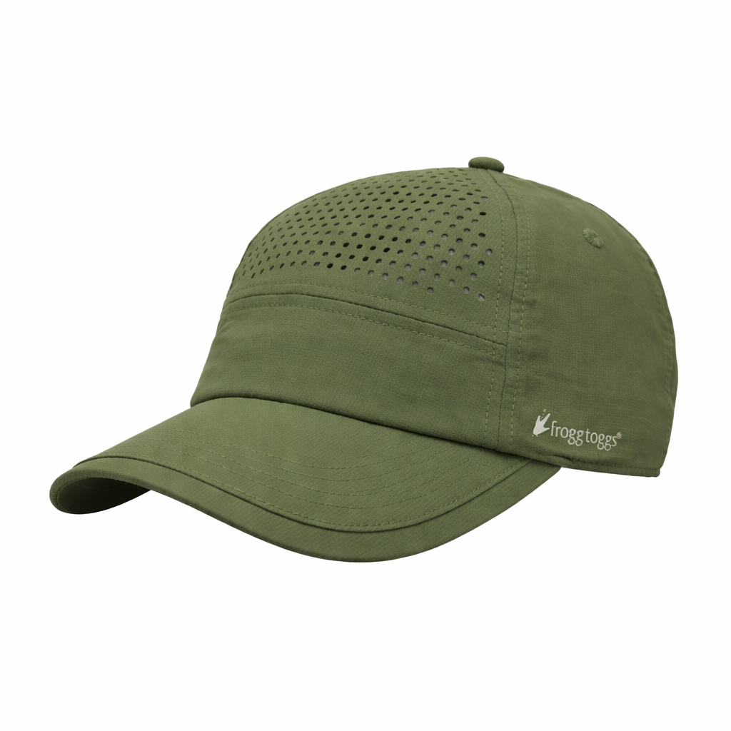 Loden Green baseball cap on a white background