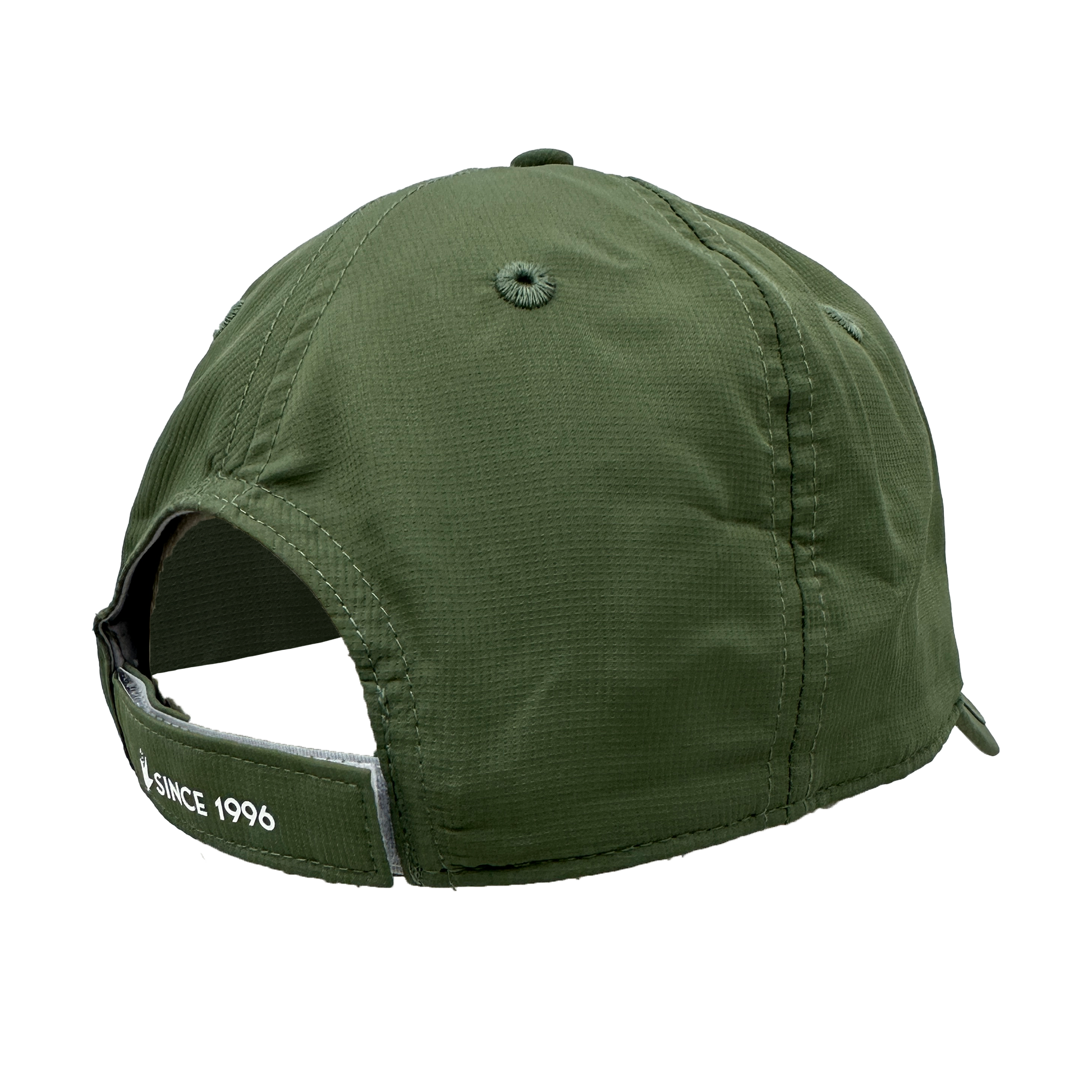 Green cap with 'SINCE 1996' text on a white background