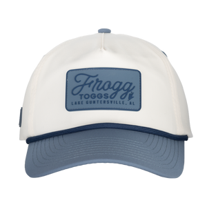 Two-Tone 5-Panel Performance Snapback | Natural/Faded Blue | One Size