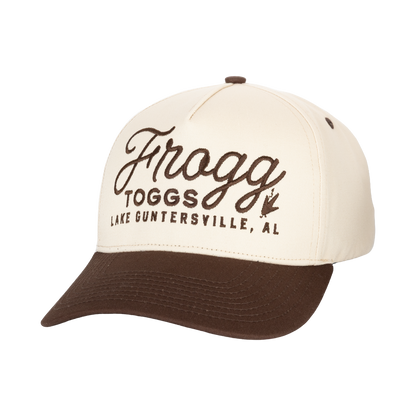 Frogg Toggs Two Tone 5-Panel Snapback Cap | Natural/Chocolate | One Size