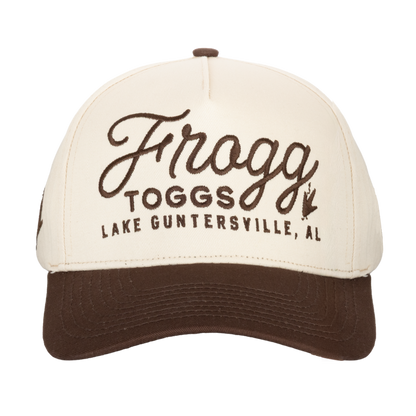 Frogg Toggs Two Tone 5-Panel Snapback Cap | Natural/Chocolate | One Size