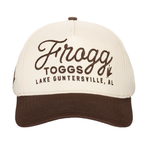 Frogg Toggs Two Tone 5-Panel Snapback Cap | Natural/Chocolate | One Size