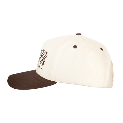 Frogg Toggs Two Tone 5-Panel Snapback Cap | Natural/Chocolate | One Size