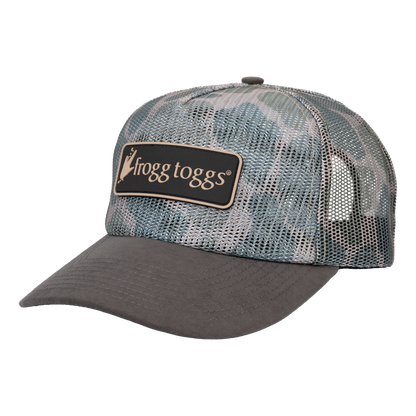 Frogg Toggs® All-Mesh Semi-Curved Snapback Cap | Classic Duck Camo | One Size.