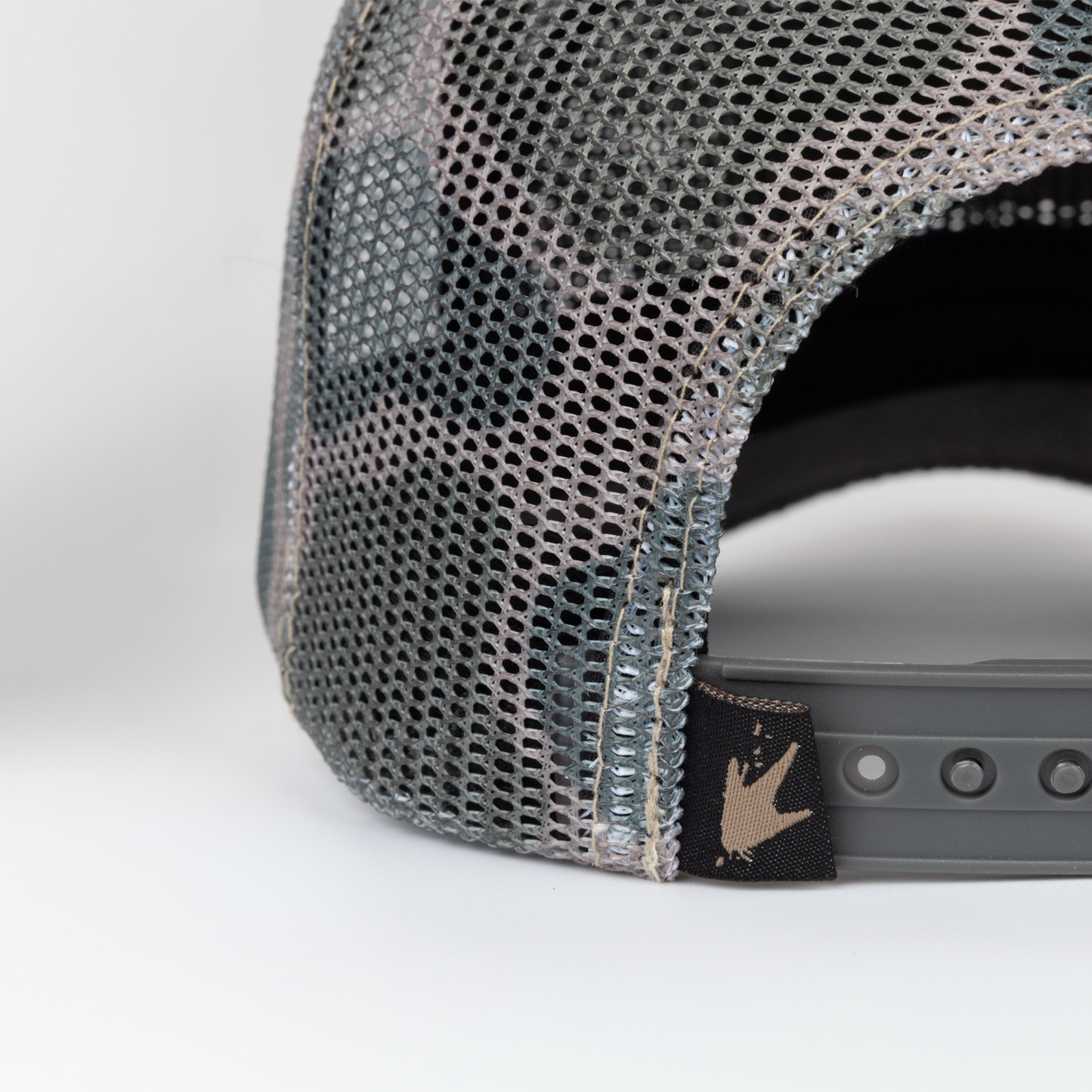 Frogg Toggs® All-Mesh Semi-Curved Snapback Cap | Classic Duck Camo | One Size.