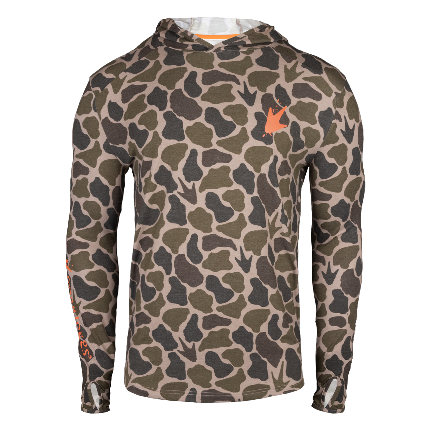 camo lightweight hoodie