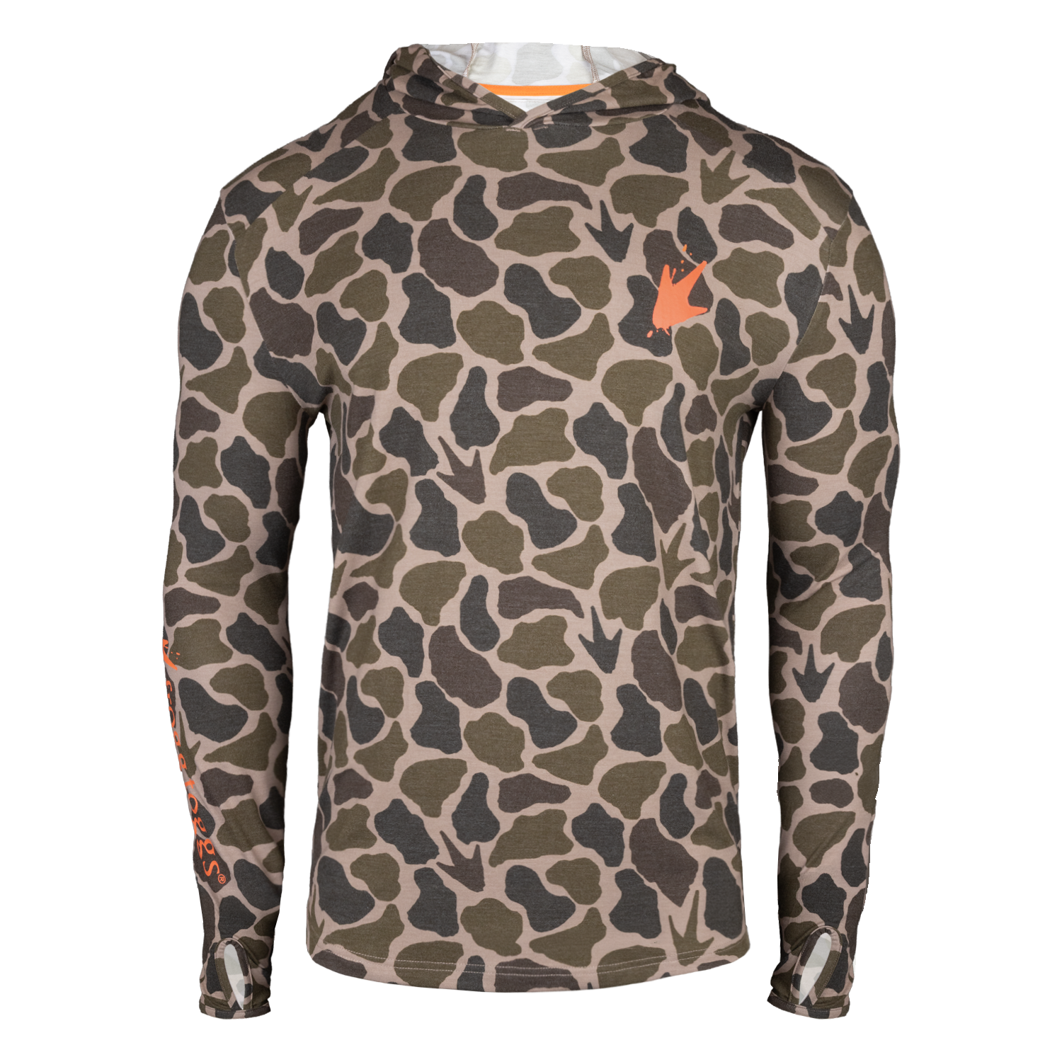 camo lightweight hoodie