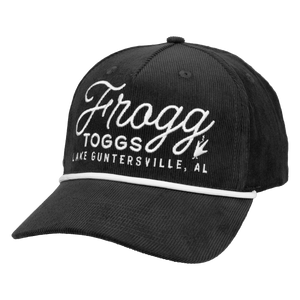 Frogg Toggs® 5-Panel Vintage Semi-Curved Snapback Cap | Charcoal | One Size