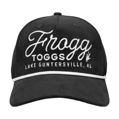Frogg Toggs® 5-Panel Vintage Semi-Curved Snapback Cap | Charcoal | One Size.