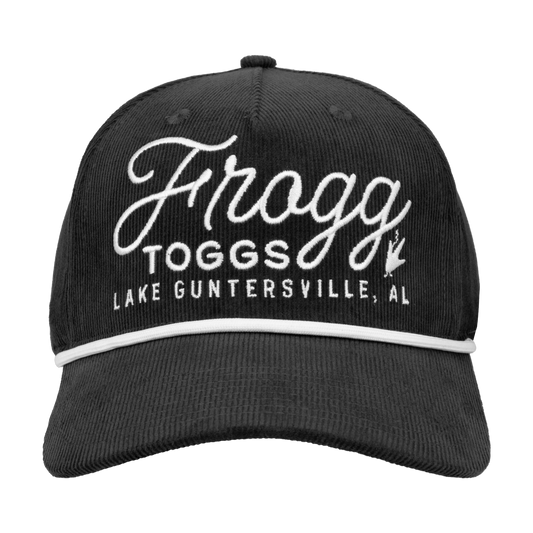 Frogg Toggs® 5-Panel Vintage Semi-Curved Snapback Cap | Charcoal | One Size.