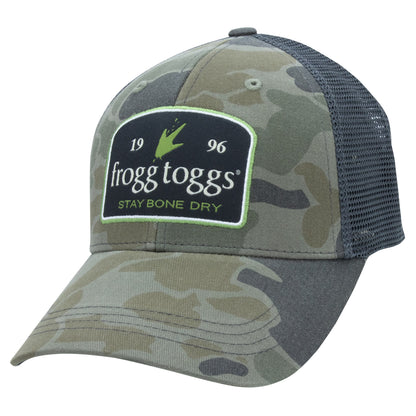 frogg toggs® Stay Bone Dry Structured Cap in Black Cloud Camo